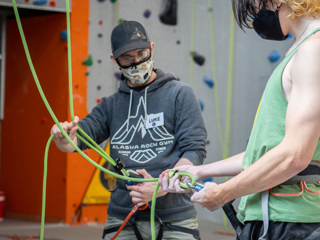 Private Belay Lesson - Social Distancing with Masks